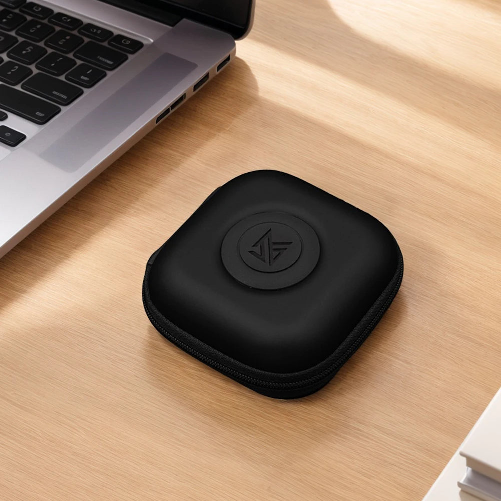 KZ Earphones Oval Storage Bag Wired Headphones PU Zipper Storage Box Portable Hold Storage Case Container for KZ EDX PRO ZSN Pro