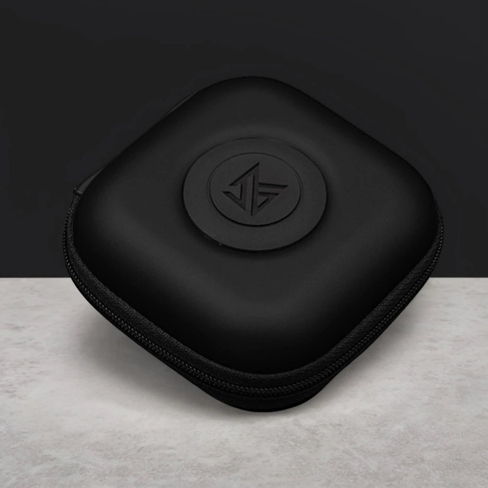 KZ Earphones Oval Storage Bag Wired Headphones PU Zipper Storage Box Portable Hold Storage Case Container for KZ EDX PRO ZSN Pro