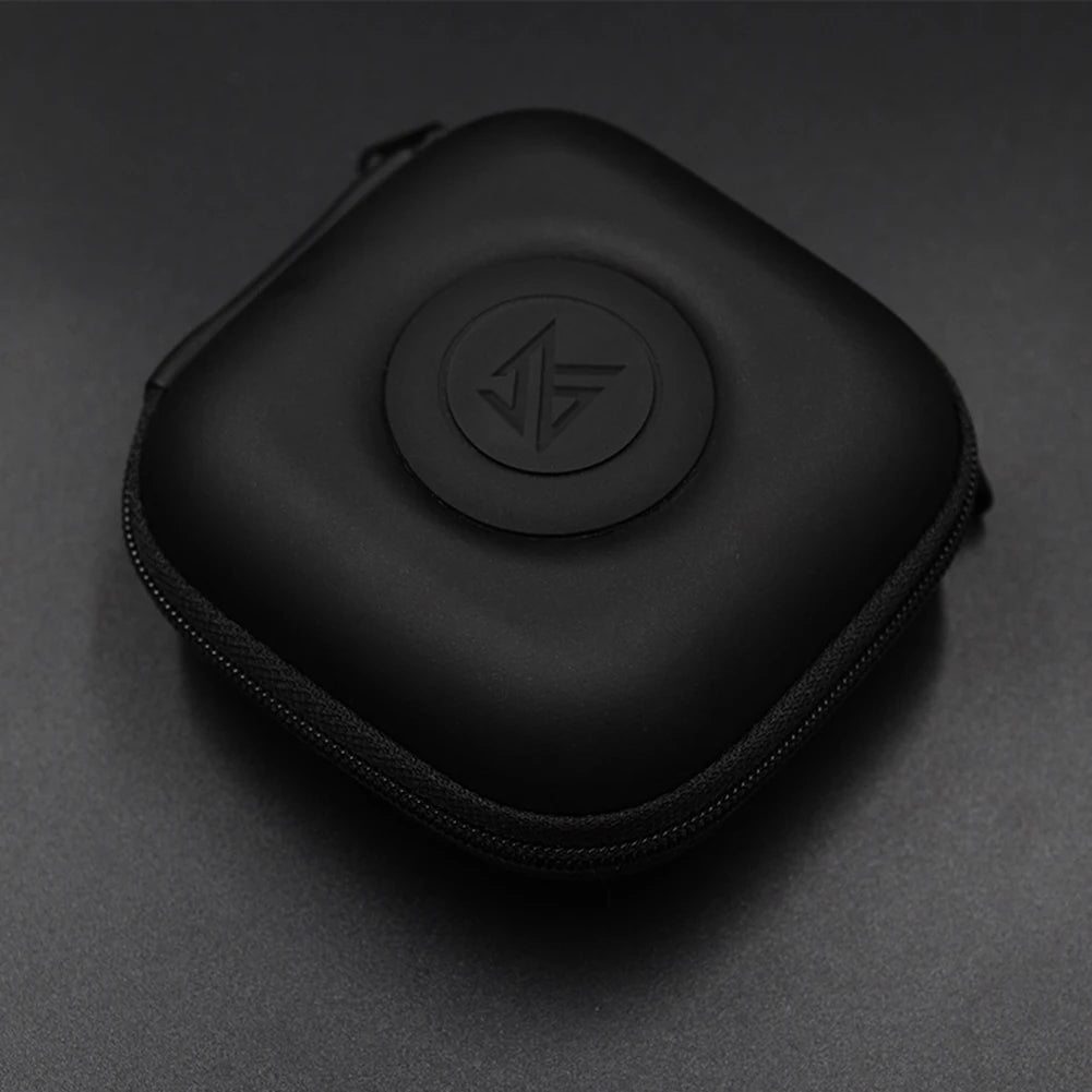 KZ Earphones Oval Storage Bag Wired Headphones PU Zipper Storage Box Portable Hold Storage Case Container for KZ EDX PRO ZSN Pro