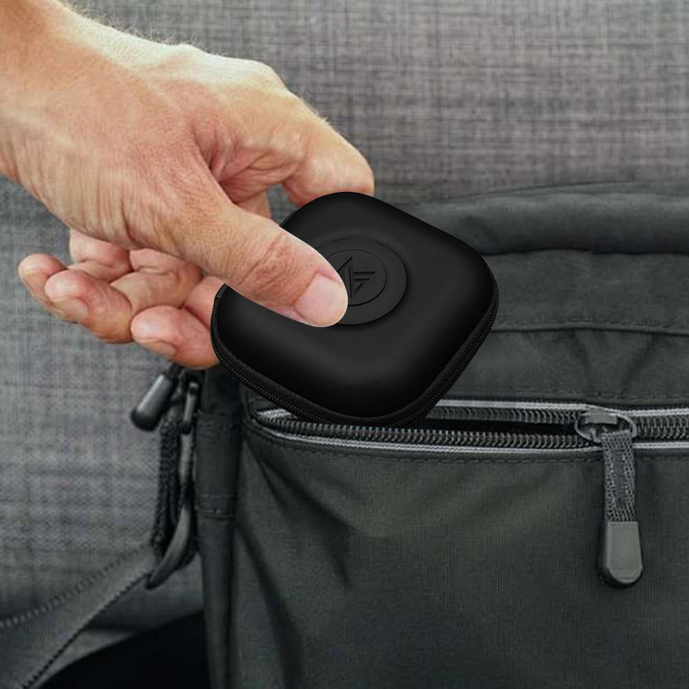 KZ Earphones Oval Storage Bag Wired Headphones PU Zipper Storage Box Portable Hold Storage Case Container for KZ EDX PRO ZSN Pro