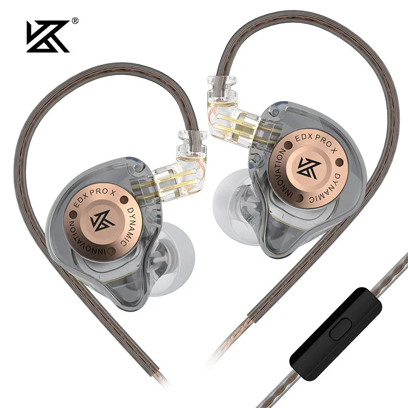 KZ EDX PRO X Dynamic Drive Earphone HIFI Bass Earbud DJ Sport Music Cancelling Headsets