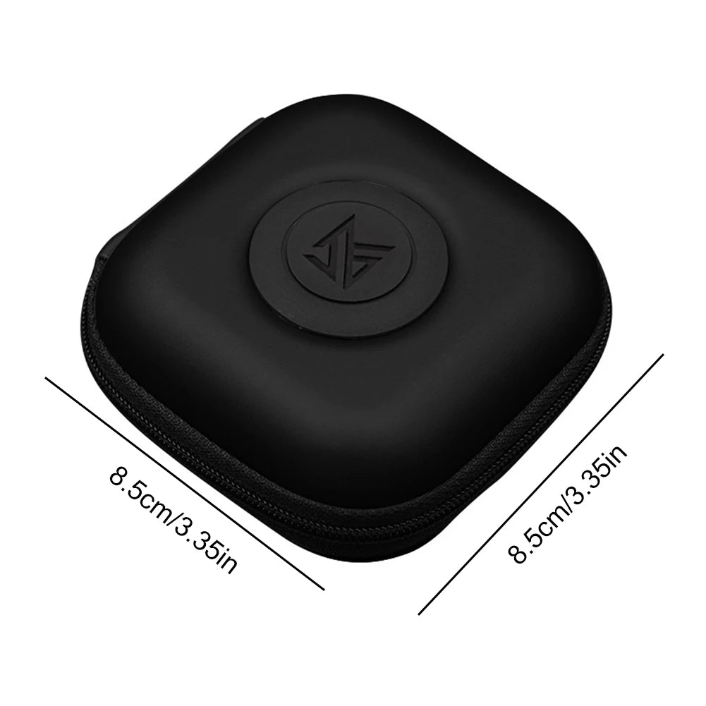 KZ Earphones Oval Storage Bag Wired Headphones PU Zipper Storage Box Portable Hold Storage Case Container for KZ EDX PRO ZSN Pro