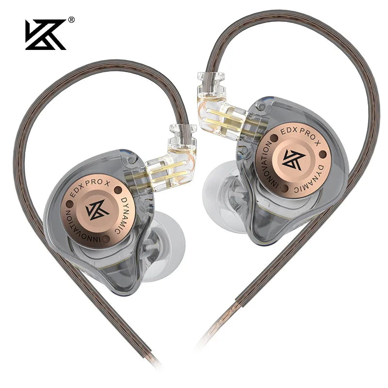 KZ EDX PRO X Dynamic Drive Earphone HIFI Bass Earbud DJ Sport Music Cancelling Headsets