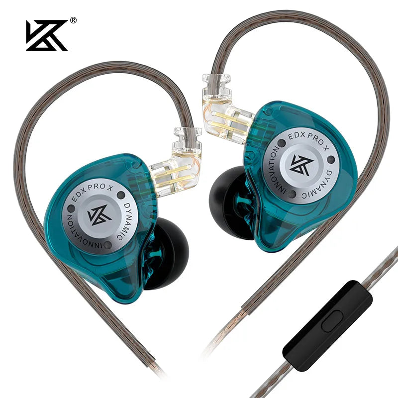 KZ EDX PRO X Dynamic Drive Earphone HIFI Bass Earbud DJ Sport Music Cancelling Headsets