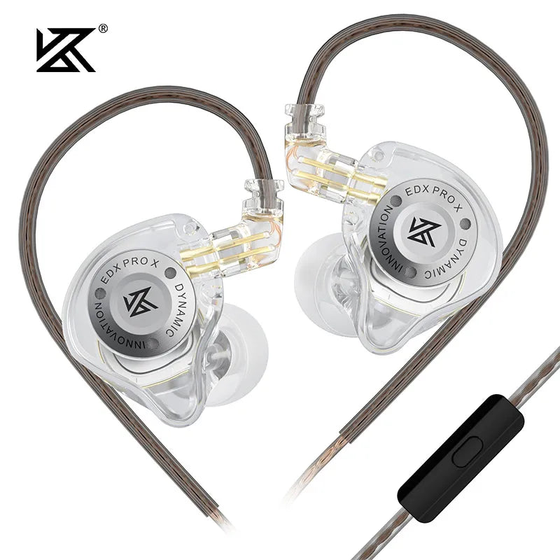 KZ EDX PRO X Dynamic Drive Earphone HIFI Bass Earbud DJ Sport Music Cancelling Headsets